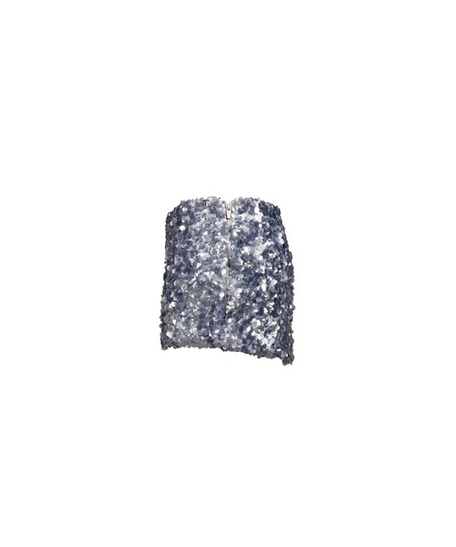 GLOWNY（グロウニ―）の「TWINKLE MINI SKIRT（スカート・レディース・ブラック/ブルー・SMALL/MEDIUM）」の5枚目の写真