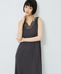 MURRAL | 【MURRAL/ミューラル】《STUDIOUS別注》embroiddered one piece/エンブロイダリーワンピース/接触冷感/紫外線防止(ワンピース)