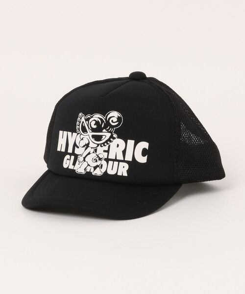HYSTERIC MINI(ヒステリックミニ)の「振り向き MINI メッシュキャップ(キャップ・キッズ・ホワイト/ブラック・M/L)」の2枚目の写真