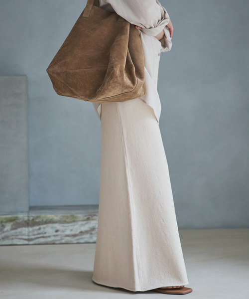 plage(プラージュ)の「Paper mix knit スカート(スカート・レディース・アイボリー/ベージュ・38/36)」の10枚目の写真