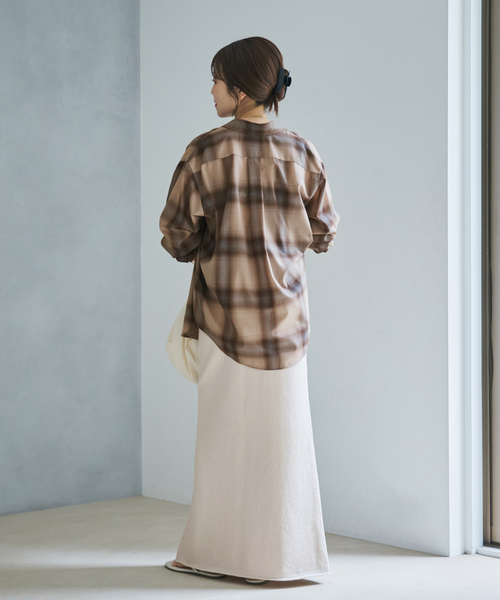 plage(プラージュ)の「Paper mix knit スカート(スカート・レディース・アイボリー/ベージュ・38/36)」の14枚目の写真