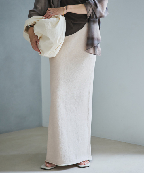 plage(プラージュ)の「Paper mix knit スカート(スカート・レディース・アイボリー/ベージュ・38/36)」の16枚目の写真