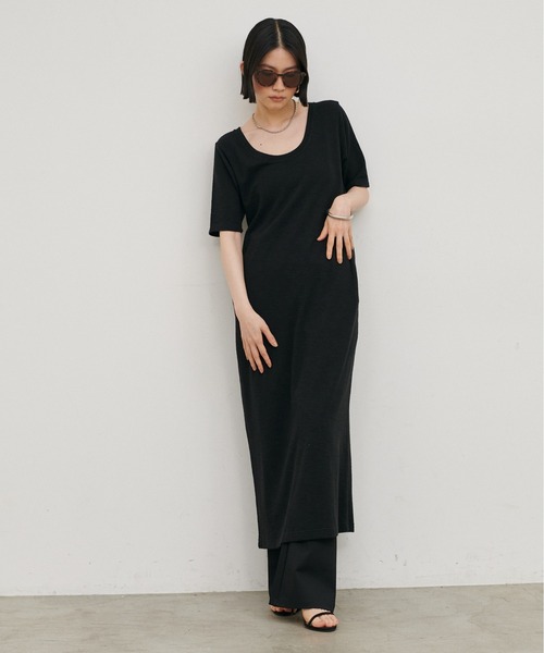 LARUTA（ラルータ）の「【LARUTA】2WAYハーフスリーブカットワンピース（ワンピース・レディース・アイボリー/モカ/ブラック・LARGE/MEDIUM）」の21枚目の写真