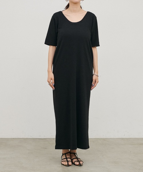 LARUTA（ラルータ）の「【LARUTA】2WAYハーフスリーブカットワンピース（ワンピース・レディース・アイボリー/モカ/ブラック・LARGE/MEDIUM）」の16枚目の写真