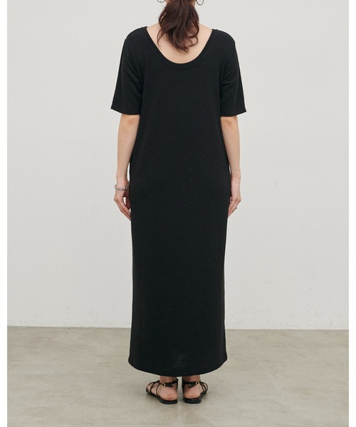 LARUTA（ラルータ）の「【LARUTA】2WAYハーフスリーブカットワンピース（ワンピース・レディース・アイボリー/モカ/ブラック・LARGE/MEDIUM）」の12枚目の写真
