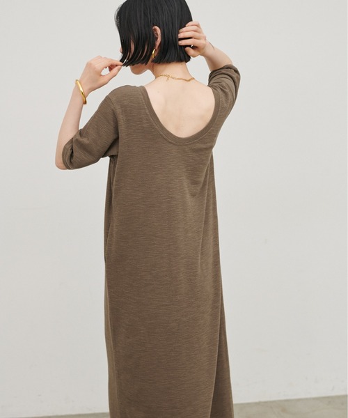 LARUTA（ラルータ）の「【LARUTA】2WAYハーフスリーブカットワンピース（ワンピース・レディース・アイボリー/モカ/ブラック・LARGE/MEDIUM）」の13枚目の写真