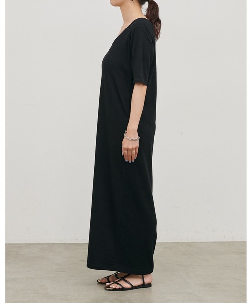 LARUTA（ラルータ）の「【LARUTA】2WAYハーフスリーブカットワンピース（ワンピース・レディース・アイボリー/モカ/ブラック・LARGE/MEDIUM）」の5枚目の写真