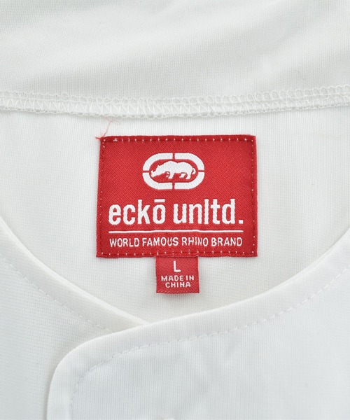 ecko unltd.(エコーアンリミテッド)の「【USED】ECKO UNLTD. ベースボール ゲームシャツ(シャツ/ブラウス・メンズ・ホワイト・LARGE)」の8枚目の写真