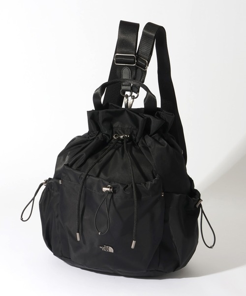 THE NORTH FACE(ザノースフェイス)の「【THE NORTH FACE/ザノースフェイス】BONNEY PACK M/ボニーパック 3WAY巾着型ショルダーバッグ(バックパック/リュック・メンズ・クリーム/ブラック/スモークピンク・FREE)」の1枚目の写真