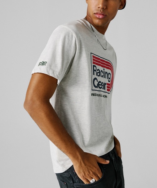 Red Bull Racing(レッドブルレーシング)の「CIRCUIT VIBES T-SHIRT(Tシャツ/カットソー・メンズ・ネイビー/杢グレー・LARGE/MEDIUM/SMALL/X-LARGE)」の2枚目の写真