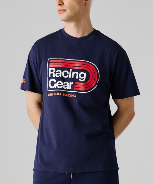 Red Bull Racing(レッドブルレーシング)の「CIRCUIT VIBES T-SHIRT(Tシャツ/カットソー・メンズ・ネイビー/杢グレー・LARGE/MEDIUM/SMALL/X-LARGE)」の4枚目の写真