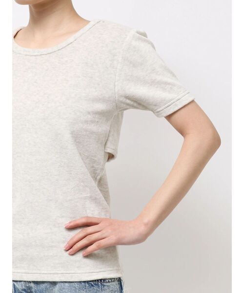 Ungrid(アングリッド)の「バックデザインハーフスリーブTee(Tシャツ/カットソー・レディース・ブラウン/ピンク/アイボリー・FREE)」の14枚目の写真