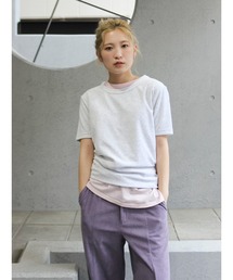 Ungrid | バックデザインハーフスリーブTee(Tシャツ/カットソー)