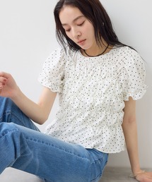 VIS | シャーリングデザインカットソー(Tシャツ/カットソー)