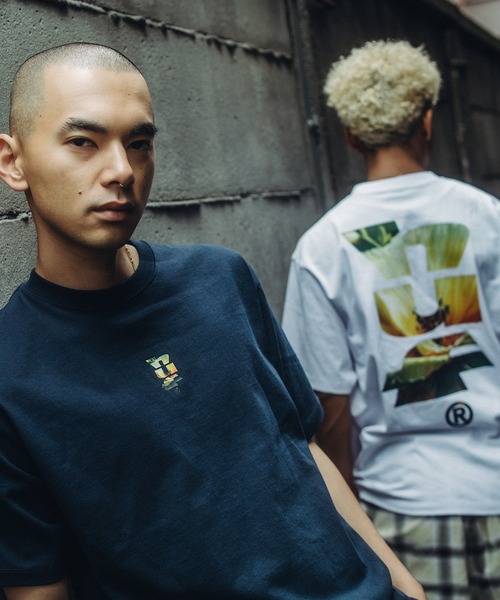 HUF(ハフ)の「【オンラインストア限定】KNOCKOUT FLOWER TEE(Tシャツ/カットソー・メンズ・ホワイト/ブラック/ネイビー・M/L/S/XL)」の4枚目の写真