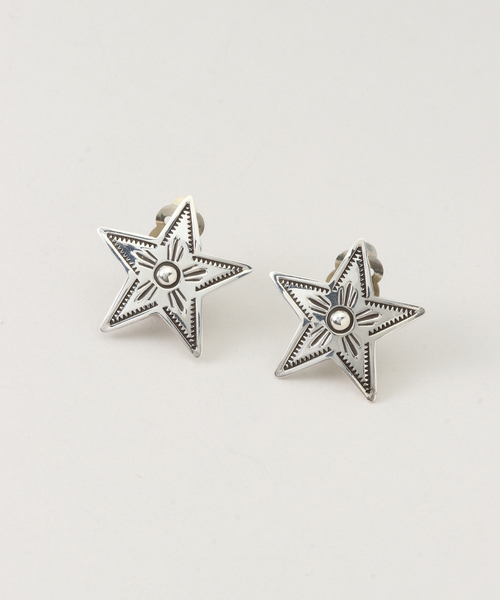 Harpo(アルポ)の「【Harpo/ハルポ】Star Concho Clip-on Earrings(イヤリング・レディース・シルバー・FREE)」の4枚目の写真