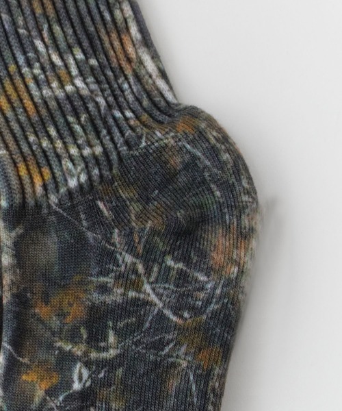 AVIREX(アヴィレックス)の「AVIREX/アビレックス AX Real Tree Print Socks リアルツリー プリント ソックス 靴下 クルー丈ソックス カモフラージュ柄 迷彩柄 ストリート ミリタリー グランジ メンズ 2026年 夏 夏服(ソックス/靴下・メンズ・カモフラージュ・25-27)」の10枚目の写真