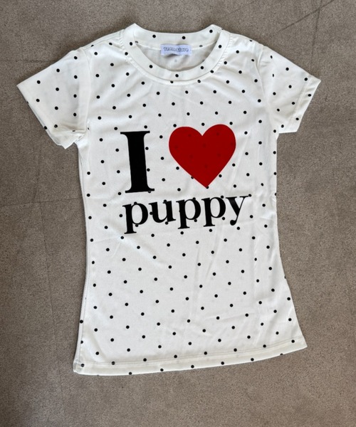 Teem Store(チームストア)の「ロゴプリントTシャツ ドット柄ピチT(Tシャツ/カットソー・レディース・ホワイト系1/ホワイト系3/ホワイト系2・M/S)」の13枚目の写真