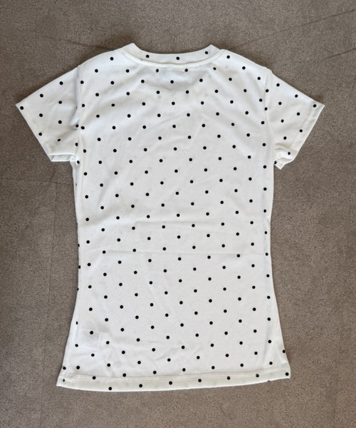 Teem Store(チームストア)の「ロゴプリントTシャツ ドット柄ピチT(Tシャツ/カットソー・レディース・ホワイト系1/ホワイト系3/ホワイト系2・M/S)」の14枚目の写真
