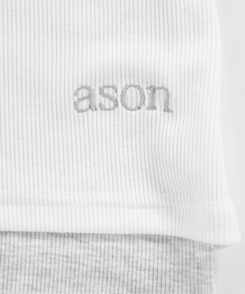 ASON(アズオン)の「SLIT LAYERED SLEEVELESS / WHITE(Tシャツ/カットソー・レディース・その他・FREE)」の5枚目の写真