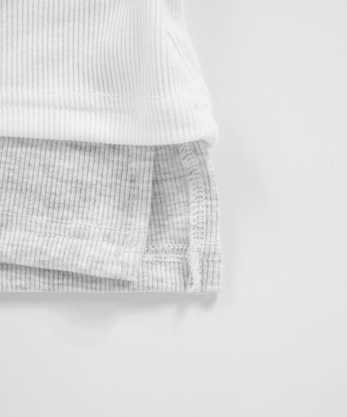 ASON(アズオン)の「SLIT LAYERED SLEEVELESS / WHITE(Tシャツ/カットソー・レディース・その他・FREE)」の7枚目の写真