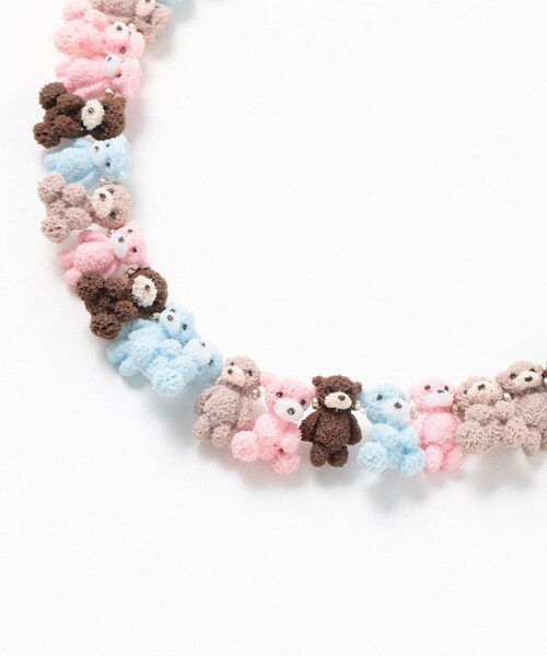 Ray BEAMS(レイビームス)の「LOTUS PINK / Bears ネックレス(ネックレス・レディース・シルバー・ONE SIZE)」の2枚目の写真