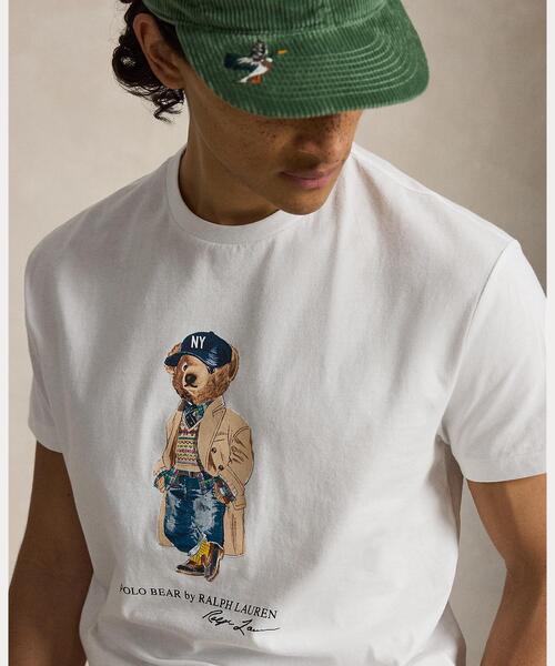 POLO RALPH LAUREN（ポロ ラルフ ローレン）の「クラシック フィット Polo ベア ジャージー Tシャツ（Tシャツ/カットソー・メンズ・ホワイト・XL/S/M/L/XS）」の4枚目の写真