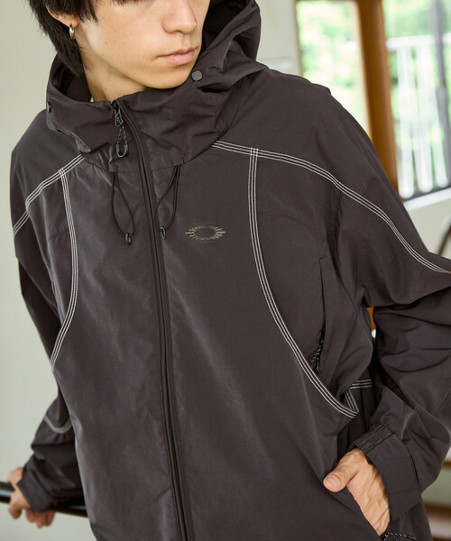 OAKLEY(オークリー)の「OAKLEY/オークリー FGL SECTOR JACKET 6.7 限定展開(ナイロンジャケット・メンズ・グレー/ブラック・LARGE/MEDIUM/SMALL)」の6枚目の写真