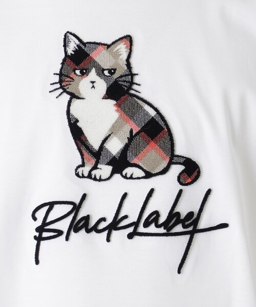 BLACK LABEL CRESTBRIDGE(ブラックレーベル・クレストブリッジ)の「クレストブリッジキャットグラフィックTシャツ(Tシャツ/カットソー・メンズ・オフホワイト/ブラック・S/XL/M/L)」の7枚目の写真