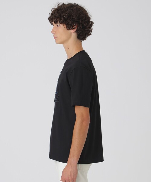 BLACK LABEL CRESTBRIDGE(ブラックレーベル・クレストブリッジ)の「クレストブリッジキャットグラフィックTシャツ(Tシャツ/カットソー・メンズ・オフホワイト/ブラック・S/XL/M/L)」の11枚目の写真