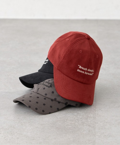 CIAOPANIC TYPY(チャオパニックティピー)の「【KIDS】起毛ツイルロゴCAP(キャップ・キッズ・チャコールグレー/レッド/ブラック・ONE SIZE)」の16枚目の写真