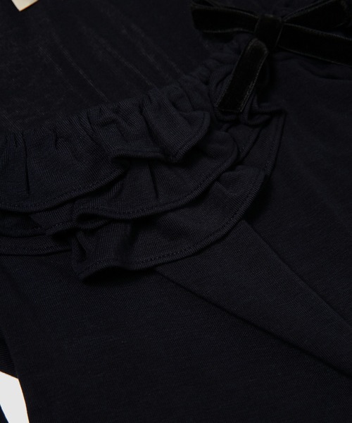 SHUSHU/TONG(シュシュトン)の「Lace Trim Stretch Fitted Dress(ワンピース・レディース・ネイビー・10/8)」の6枚目の写真