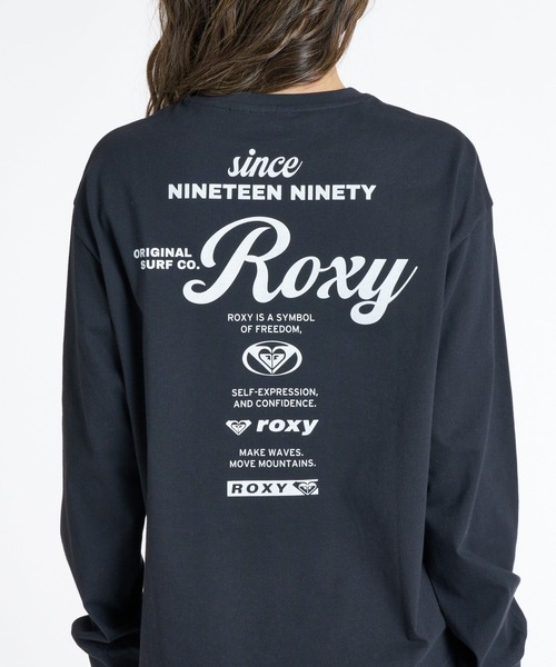 ROXY(ロキシー)の「ROXY HISTORICAL LOGO L/S TEE ヒストリカルロゴ長袖Tシャツ ロンT 【2026年秋冬モデル】/ロキシー(Tシャツ/カットソー・レディース・ホワイト/グレー/ブルー/ブラック・MEDIUM/LARGE/SMALL)」の10枚目の写真