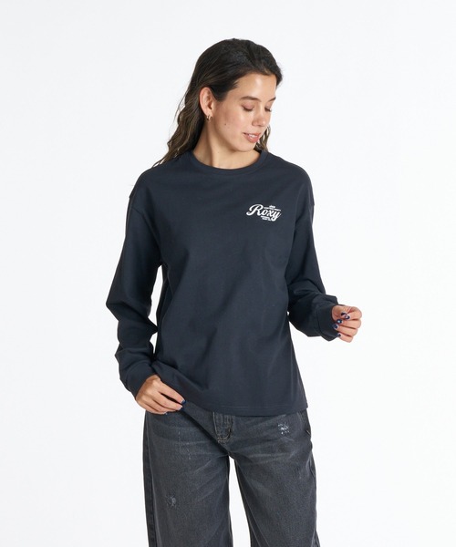 ROXY(ロキシー)の「ROXY HISTORICAL LOGO L/S TEE ヒストリカルロゴ長袖Tシャツ ロンT 【2026年秋冬モデル】/ロキシー(Tシャツ/カットソー・レディース・ホワイト/グレー/ブルー/ブラック・MEDIUM/LARGE/SMALL)」の11枚目の写真