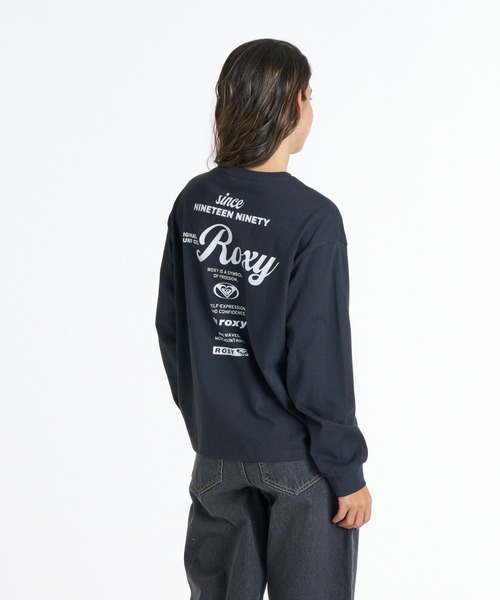 ROXY(ロキシー)の「ROXY HISTORICAL LOGO L/S TEE ヒストリカルロゴ長袖Tシャツ ロンT 【2026年秋冬モデル】/ロキシー(Tシャツ/カットソー・レディース・ホワイト/グレー/ブルー/ブラック・MEDIUM/LARGE/SMALL)」の12枚目の写真