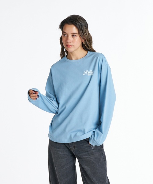 ROXY(ロキシー)の「ROXY HISTORICAL LOGO L/S TEE ヒストリカルロゴ長袖Tシャツ ロンT 【2026年秋冬モデル】/ロキシー(Tシャツ/カットソー・レディース・ホワイト/グレー/ブルー/ブラック・MEDIUM/LARGE/SMALL)」の16枚目の写真