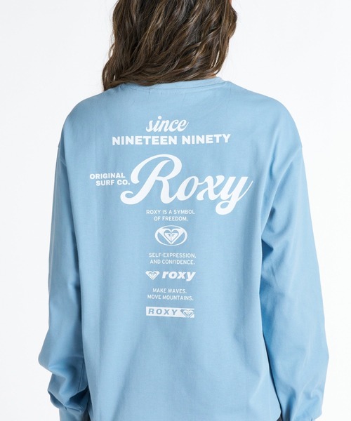 ROXY(ロキシー)の「ROXY HISTORICAL LOGO L/S TEE ヒストリカルロゴ長袖Tシャツ ロンT 【2026年秋冬モデル】/ロキシー(Tシャツ/カットソー・レディース・ホワイト/グレー/ブルー/ブラック・MEDIUM/LARGE/SMALL)」の17枚目の写真