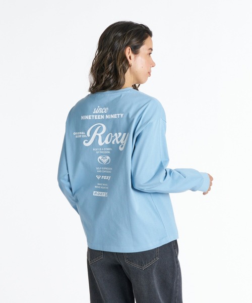 ROXY(ロキシー)の「ROXY HISTORICAL LOGO L/S TEE ヒストリカルロゴ長袖Tシャツ ロンT 【2026年秋冬モデル】/ロキシー(Tシャツ/カットソー・レディース・ホワイト/グレー/ブルー/ブラック・MEDIUM/LARGE/SMALL)」の18枚目の写真