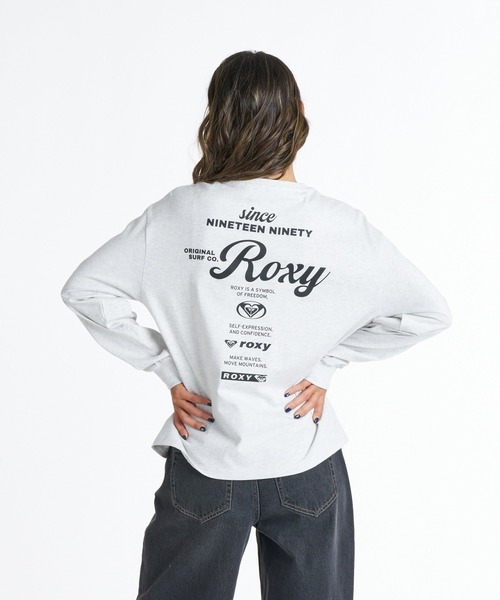 ROXY(ロキシー)の「ROXY HISTORICAL LOGO L/S TEE ヒストリカルロゴ長袖Tシャツ ロンT 【2026年秋冬モデル】/ロキシー(Tシャツ/カットソー・レディース・ホワイト/グレー/ブルー/ブラック・MEDIUM/LARGE/SMALL)」の13枚目の写真