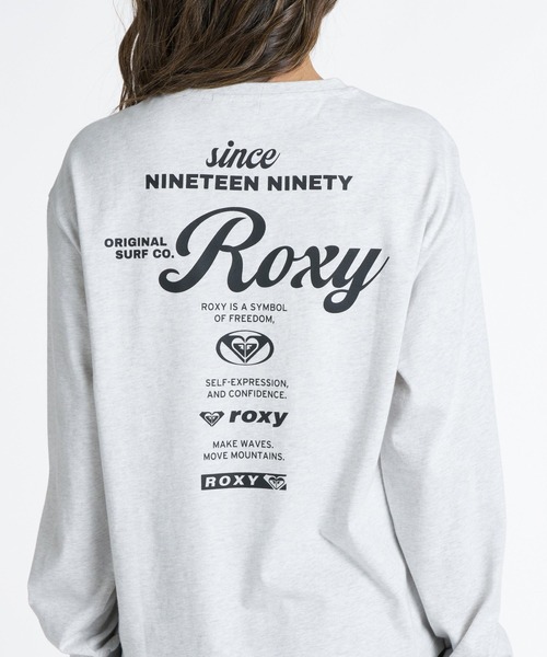 ROXY(ロキシー)の「ROXY HISTORICAL LOGO L/S TEE ヒストリカルロゴ長袖Tシャツ ロンT 【2026年秋冬モデル】/ロキシー(Tシャツ/カットソー・レディース・ホワイト/グレー/ブルー/ブラック・MEDIUM/LARGE/SMALL)」の14枚目の写真
