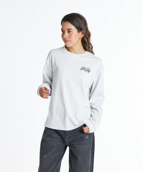 ROXY(ロキシー)の「ROXY HISTORICAL LOGO L/S TEE ヒストリカルロゴ長袖Tシャツ ロンT 【2026年秋冬モデル】/ロキシー(Tシャツ/カットソー・レディース・ホワイト/グレー/ブルー/ブラック・MEDIUM/LARGE/SMALL)」の15枚目の写真