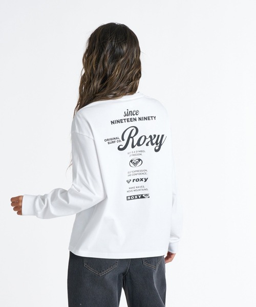 ROXY(ロキシー)の「ROXY HISTORICAL LOGO L/S TEE ヒストリカルロゴ長袖Tシャツ ロンT 【2026年秋冬モデル】/ロキシー(Tシャツ/カットソー・レディース・ホワイト/グレー/ブルー/ブラック・MEDIUM/LARGE/SMALL)」の7枚目の写真