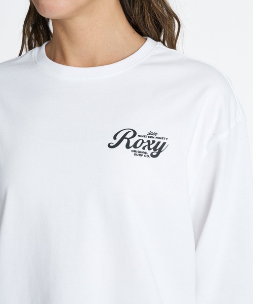 ROXY(ロキシー)の「ROXY HISTORICAL LOGO L/S TEE ヒストリカルロゴ長袖Tシャツ ロンT 【2026年秋冬モデル】/ロキシー(Tシャツ/カットソー・レディース・ホワイト/グレー/ブルー/ブラック・MEDIUM/LARGE/SMALL)」の8枚目の写真