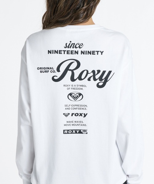 ROXY(ロキシー)の「ROXY HISTORICAL LOGO L/S TEE ヒストリカルロゴ長袖Tシャツ ロンT 【2026年秋冬モデル】/ロキシー(Tシャツ/カットソー・レディース・ホワイト/グレー/ブルー/ブラック・MEDIUM/LARGE/SMALL)」の9枚目の写真