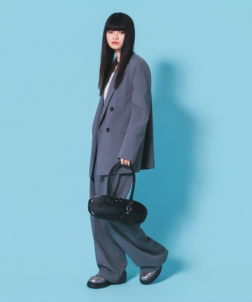 Casselini(キャセリーニ)の「Casselini(キャセリーニ)ラウンドチャームバッグ(ハンドバッグ・レディース・ブラック/シルバー/ピンク・FREE)」の22枚目の写真