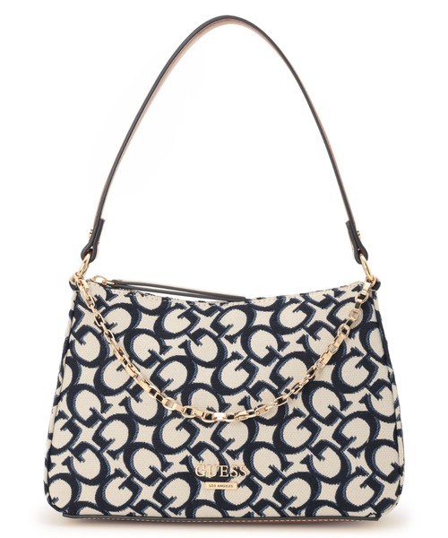 Guess(ゲス)の「NEWPORT Shoulder Bag ハンドバッグ ショルダーバッグ(ハンドバッグ・レディース・ネイビー・ONE SIZE)」の1枚目の写真