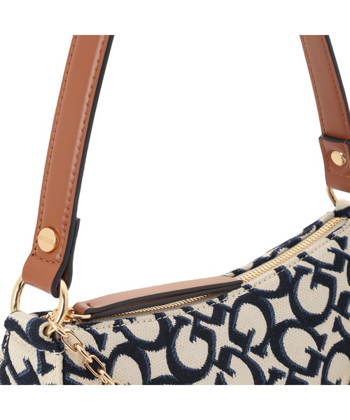 Guess(ゲス)の「NEWPORT Shoulder Bag ハンドバッグ ショルダーバッグ(ハンドバッグ・レディース・ネイビー・ONE SIZE)」の4枚目の写真