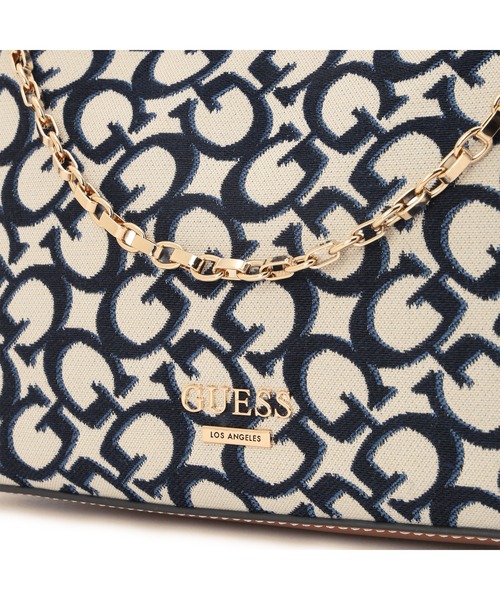 Guess(ゲス)の「NEWPORT Shoulder Bag ハンドバッグ ショルダーバッグ(ハンドバッグ・レディース・ネイビー・ONE SIZE)」の5枚目の写真