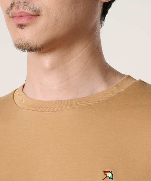 Arnold Palmer(アーノルドパーマー)の「シェア コットンスムース ラウンドヘム ロングTシャツ(Tシャツ/カットソー・レディース・ホワイト/ブラウン/ダークネイビー・M/S/XS/LL/L)」の17枚目の写真