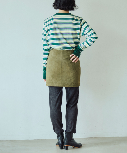 IENA LA BOUCLE(イエナラブークル)の「fifi collection/フィフィコレクション Bordre Ls tee 26-21(Tシャツ/カットソー・レディース・ブラウン/グリーン・FREE)」の16枚目の写真